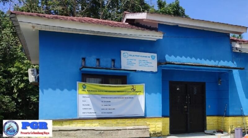Menelan Anggaran Ratusan Juta, Rehab Balai KB Gelumbang Tuai Sorotan
