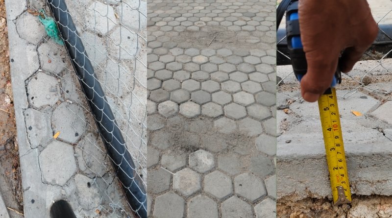 Proyek Tribun di Desa Talang Nangka Diprotes Warga