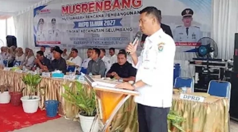 Musrenbang Kecamatan Gelumbang, Camat: Partisipasi Aktif Masyarakat Adalah Kunci Utama