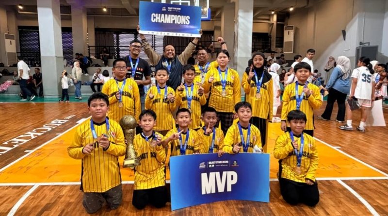 Bukti Pembinaan Usia Dini Berbuah Prestasi, Tim Basket Binaan PTBA Raih Juara Galaxy Stars Rising Cup 2025