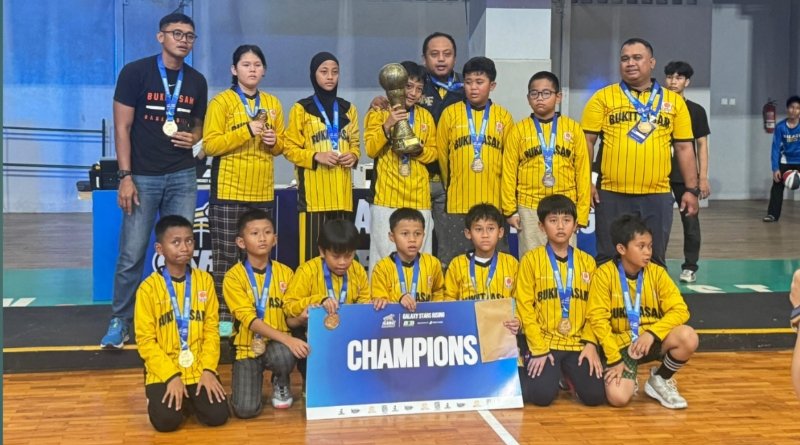 Bukti Pembinaan Usia Dini Berbuah Prestasi, Tim Basket Binaan PTBA Raih Juara Galaxy Stars Rising Cup 2025