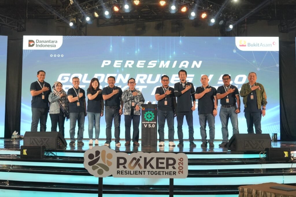 Perkuat Budaya Keselamatan Kerja, Bukit Asam Luncurkan Golden Rules Versi 5.0